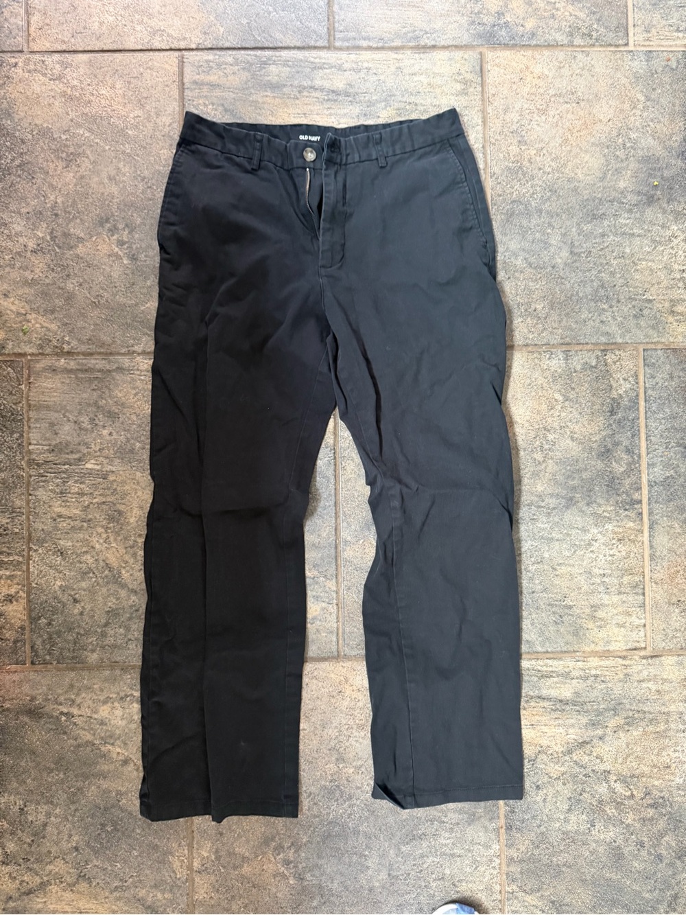 Men's Black Chino Pants - Classic Straight Fit